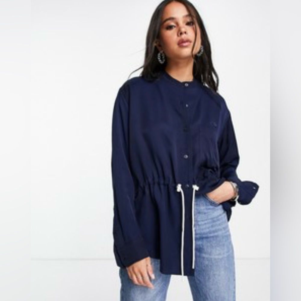 Lacoste Navy Blue Utility Shirt